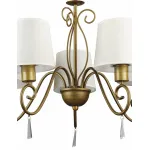 Подвесная люстра Arte Lamp Carolina A9239LM-5BR Цвет арматуры коричневый Цвет плафонов белый от ImperiumLoft