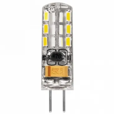 Лампа светодиодная Feron Saffit LB-420 G4 2Вт 6400K 25859 Цвет арматуры Неокрашенный Цвет плафонов прозрачный