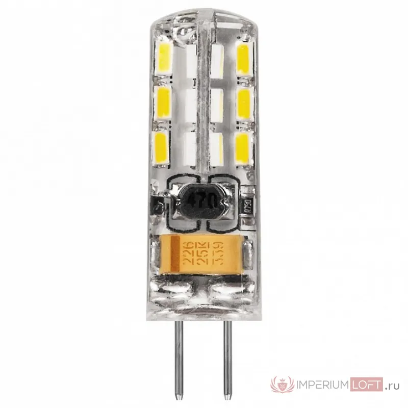Лампа светодиодная Feron Saffit LB-420 G4 2Вт 6400K 25859 Цвет арматуры Неокрашенный Цвет плафонов прозрачный от ImperiumLoft