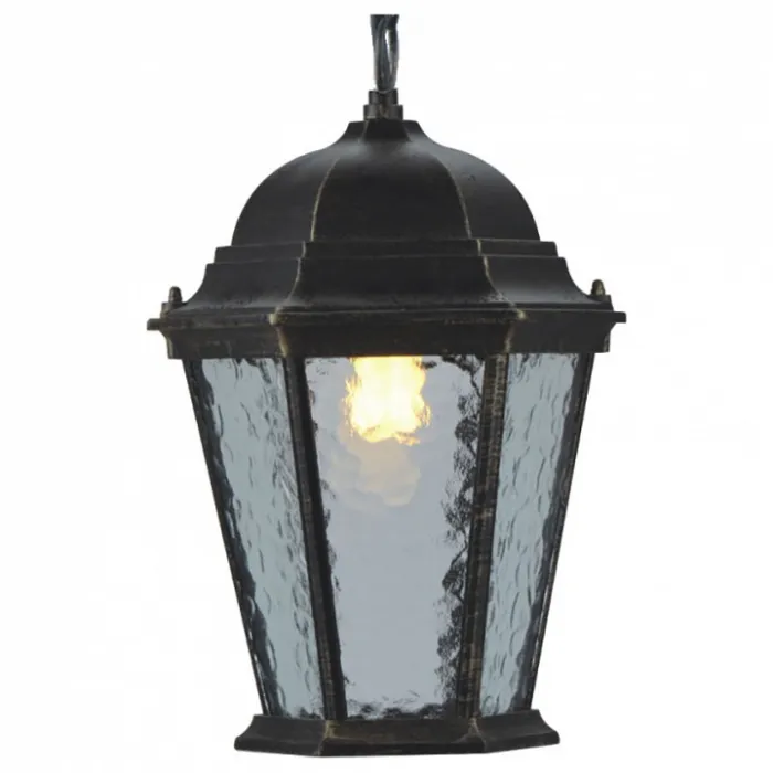 Подвесной светильник Arte Lamp Genova A1205SO-1BN Цвет арматуры золото Цвет плафонов прозрачный от ImperiumLoft