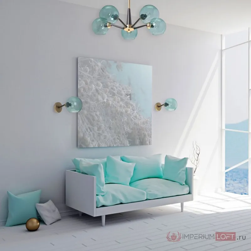 Люстра на штанге DeMarkt Гамбург 27 605017905 от ImperiumLoft