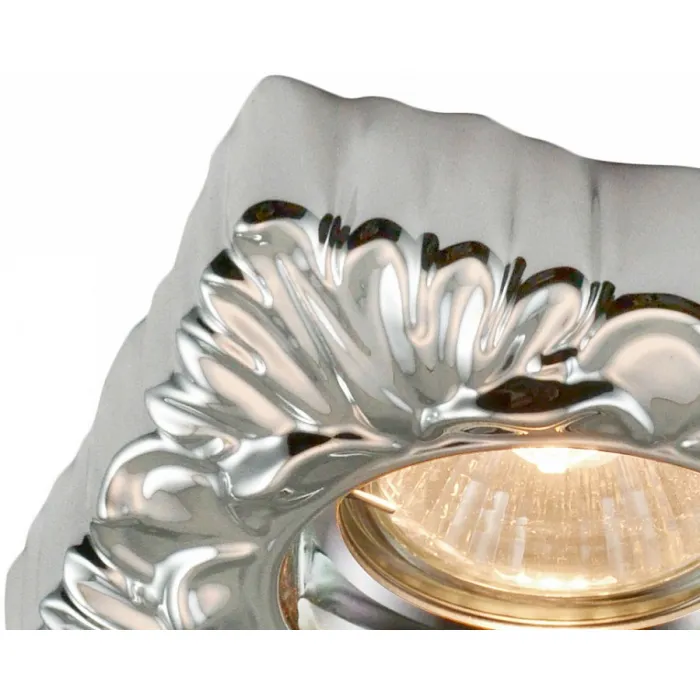 Встраиваемый светильник Arte Lamp Plaster A5248PL-1CC Цвет арматуры хром Цвет плафонов белый от ImperiumLoft