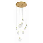 Подвесная люстра ST-Luce Montecelio SL6104.203.09 Цвет арматуры Желтый Цвет плафонов Неокрашенный