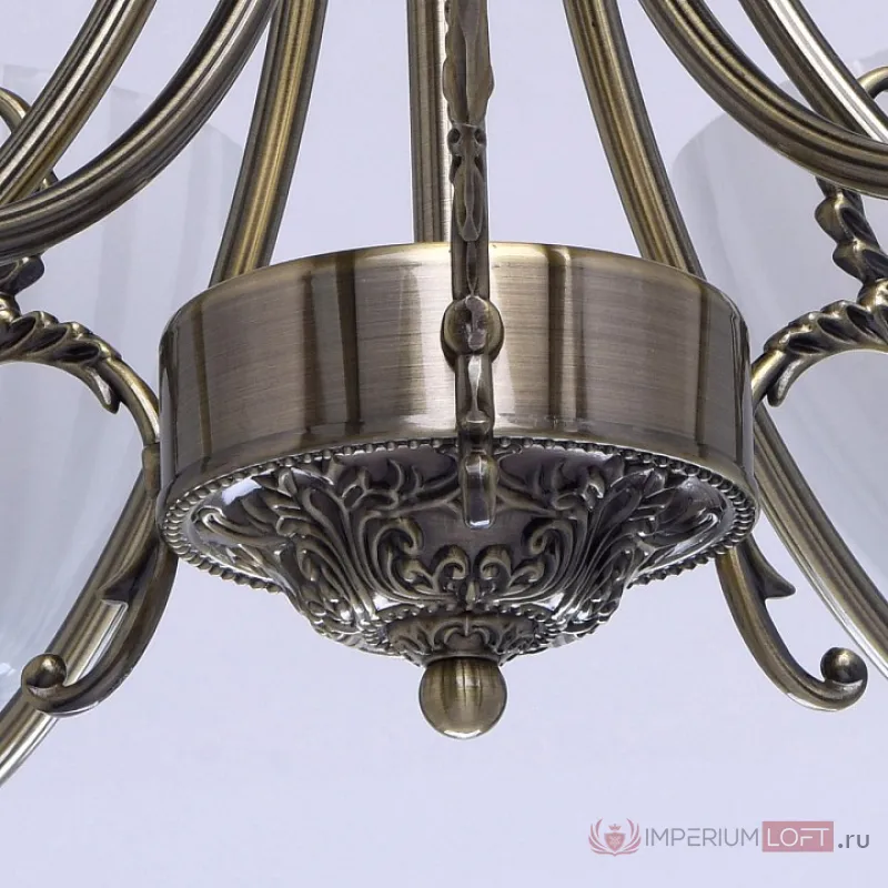 Подвесная люстра MW-Light Ариадна 15 450014406 Цвет арматуры бронза Цвет плафонов белый от ImperiumLoft