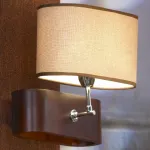 Бра Lussole Nulvi LSF-2101-01 Цвет арматуры хром Цвет плафонов коричневый