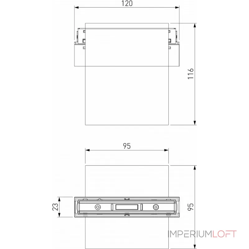 Трековый светильник Elektrostandard Slim Magnetic 85055/01