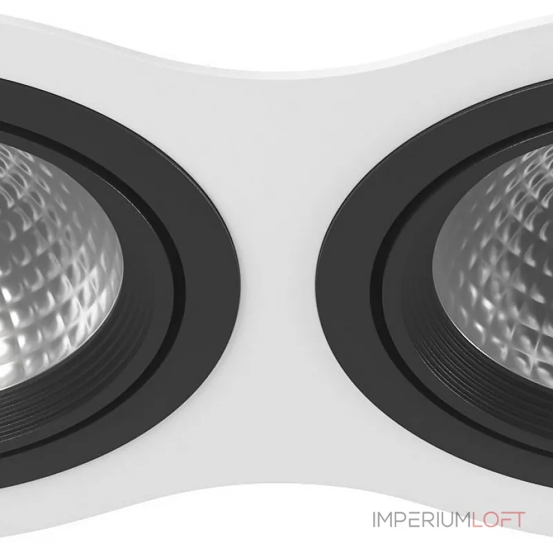 Встраиваемый светильник Lightstar Intero 111 i9260707 Цвет арматуры черно-белый Встраиваемый светильник Lightstar Intero 111 i9260707 Цвет арматуры черно-белый