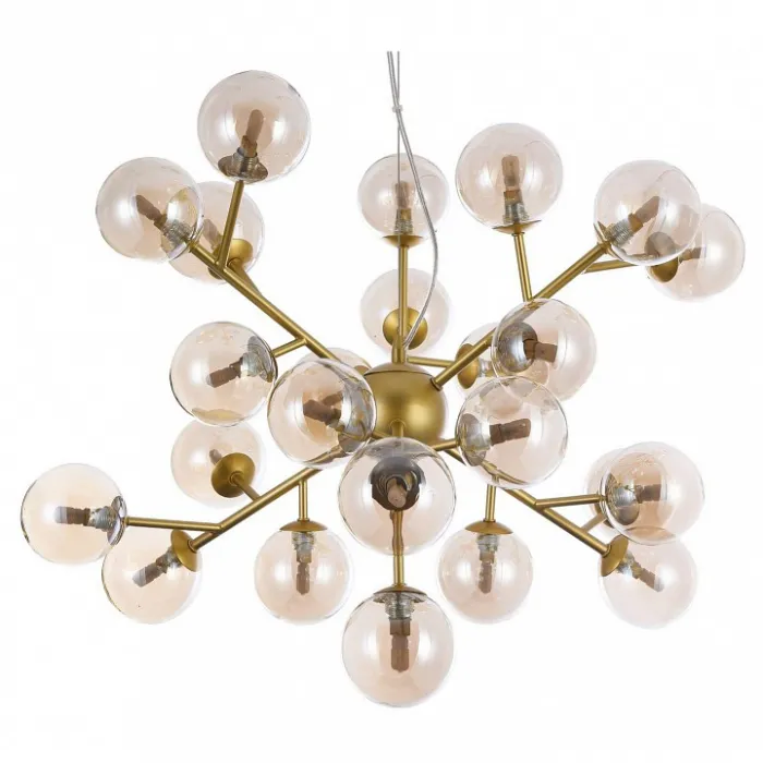 Подвесная люстра Maytoni Dallas MOD545PL-24G Цвет арматуры золото Цвет плафонов янтарный от ImperiumLoft