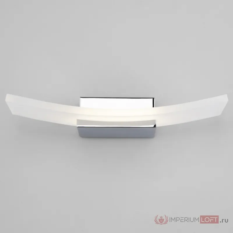 Накладной светильник Eurosvet Share 40152/1 LED хром Цвет плафонов белый Цвет арматуры хром от ImperiumLoft