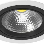 Встраиваемый светильник Lightstar Intero 111 i9260707 Цвет арматуры черно-белый