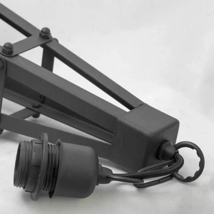 Светильник на штанге Lussole Parker LSP-9885 Цвет плафонов черный Цвет арматуры черный от ImperiumLoft