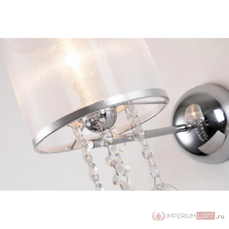 Бра Favourite Ventus 2869-1W Цвет арматуры хром Цвет плафонов белый от ImperiumLoft