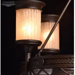 Подвесная люстра Chiaro Айвенго 1 382010206 Цвет арматуры бронза Цвет плафонов кремовый от ImperiumLoft
