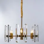 Подвесная люстра Divinare Tenerife 7136/18 LM-6 Цвет арматуры Коричневый Цвет плафонов Неокрашенный