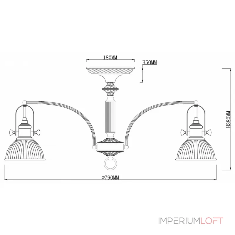 Потолочная люстра Rivoli Principale S8 AB Б0037721 Потолочная люстра Rivoli Principale S8 AB Б0037721