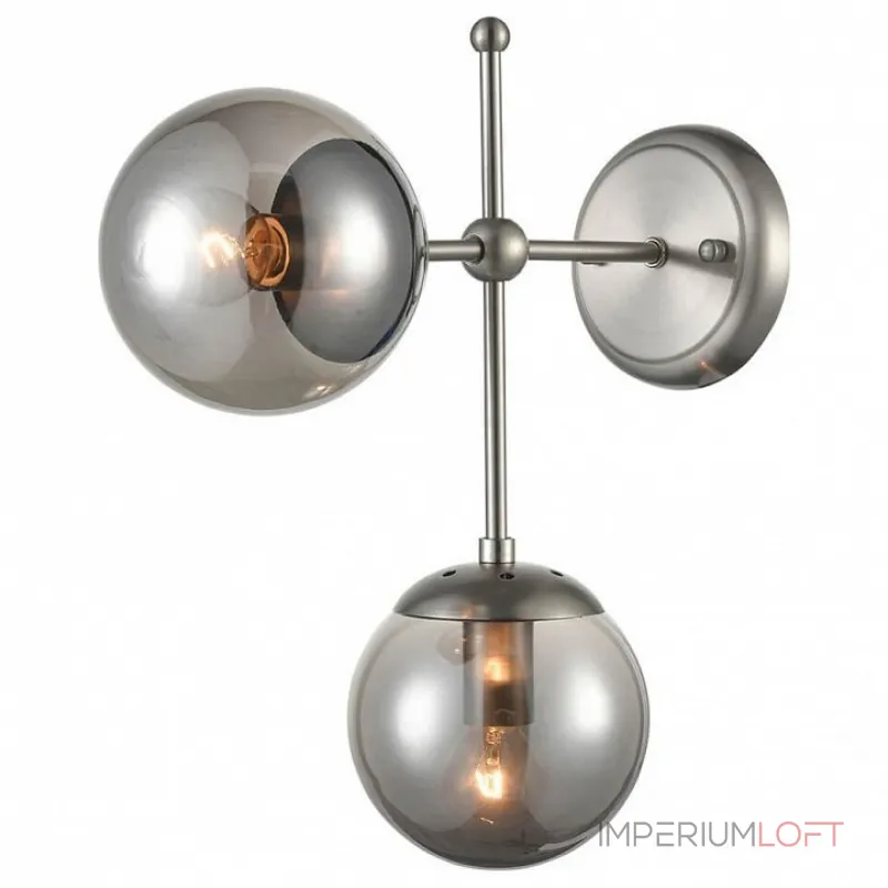 Бра Vele Luce Modena 742 VL5013W02 Цвет плафонов серый Цвет арматуры никель
