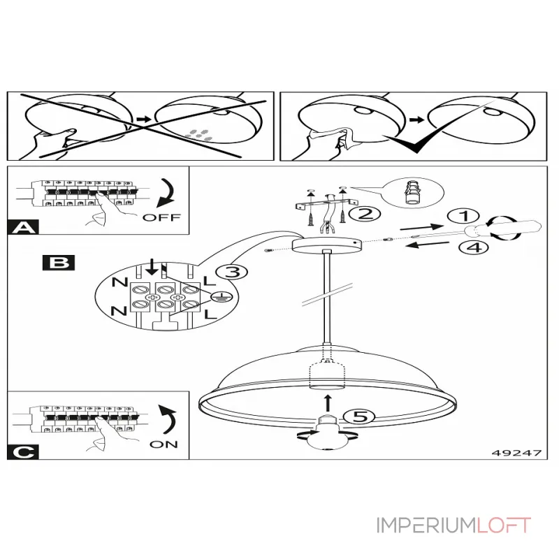 Подвесной светильник Eglo ПРОМО Truro 2 49247  Подвесной светильник Eglo ПРОМО Truro 2 49247