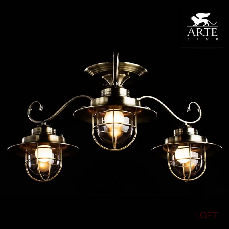 Потолочная люстра Arte Lamp Lanterna A4579PL-3AB 