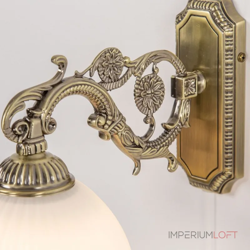 Бра Citilux Адриана CL405413 Цвет арматуры бронза Цвет плафонов белый