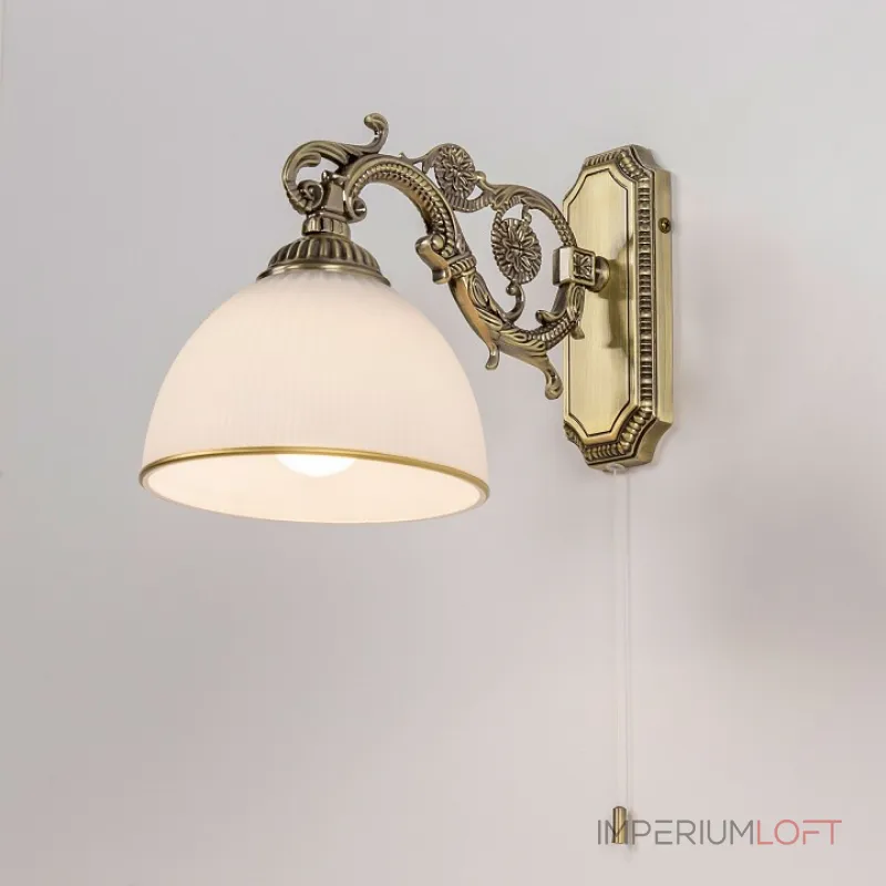 Бра Citilux Адриана CL405413 Цвет арматуры бронза Цвет плафонов белый