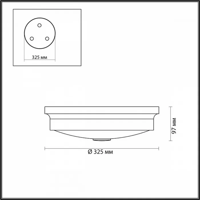 Накладной светильник Odeon Light Marsei 4825/3C Цвет плафонов белый Цвет арматуры никель от ImperiumLoft