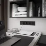 Розетка HDMI без рамки Werkel черный матовый W1186008 от ImperiumLoft