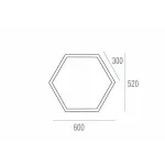 Накладной светильник Donolux DL18516 DL18516C031А69 Цвет арматуры черный Цвет плафонов серебро