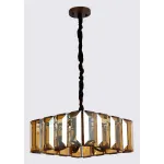 Подвесной светильник Ambrella Traditional 6 TR5150 CF/TI кофе/янтарь E14/6 max 40W 500*500*1000