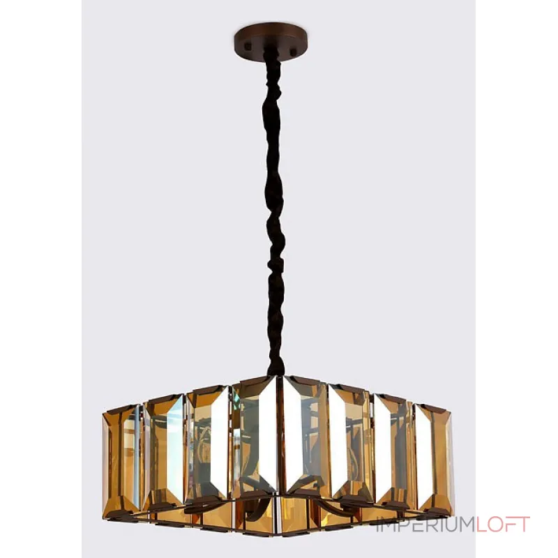 Подвесной светильник Ambrella Traditional 6 TR5150 CF/TI кофе/янтарь E14/6 max 40W 500*500*1000 Подвесной светильник Ambrella Traditional 6 TR5150 CF/TI кофе/янтарь E14/6 max 40W 500*500*1000