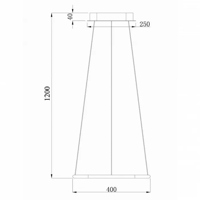 Подвесной светильник Donolux 111024 S111024/1SQ 30W White Out Цвет плафонов белый Цвет арматуры белый от ImperiumLoft