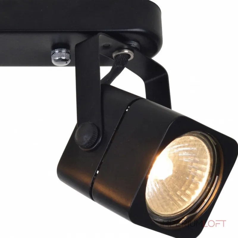 Спот Arte Lamp Lente A1314PL-2BK Цвет арматуры черный Цвет плафонов черный Спот Arte Lamp Lente A1314PL-2BK Цвет арматуры черный Цвет плафонов черный