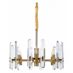 Подвесная люстра Divinare Tenerife 7136/18 LM-6 Цвет арматуры Коричневый Цвет плафонов Неокрашенный