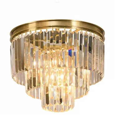 Накладной светильник Newport 31100 31106/PL brass Цвет арматуры латунь Цвет плафонов прозрачный