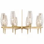 Люстра на штанге Maytoni Lita H002PL-08G Цвет арматуры золото Цвет плафонов прозрачный от ImperiumLoft