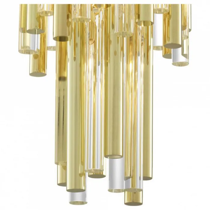 Подвесной светильник DeLight Collection Gigi KM0931P-7 gold Цвет арматуры золото Цвет плафонов прозрачный от ImperiumLoft