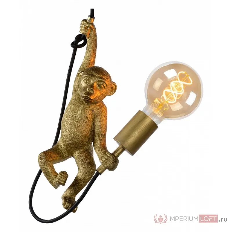 Подвесной светильник Lucide Extravaganza Chimp 10402/01/30 Цвет арматуры золото от ImperiumLoft