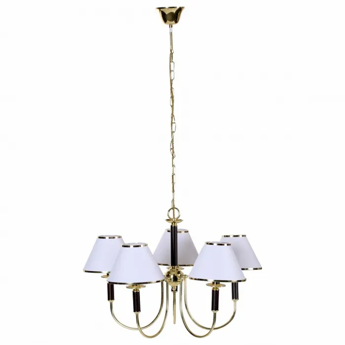 Подвесная люстра Arte Lamp Catrin A3545LM-5GO Цвет арматуры золото Цвет плафонов золото от ImperiumLoft