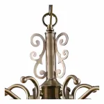 Подвесная люстра Arte Lamp Perlina A9560LM-5AB Цвет арматуры бронза Цвет плафонов янтарный от ImperiumLoft