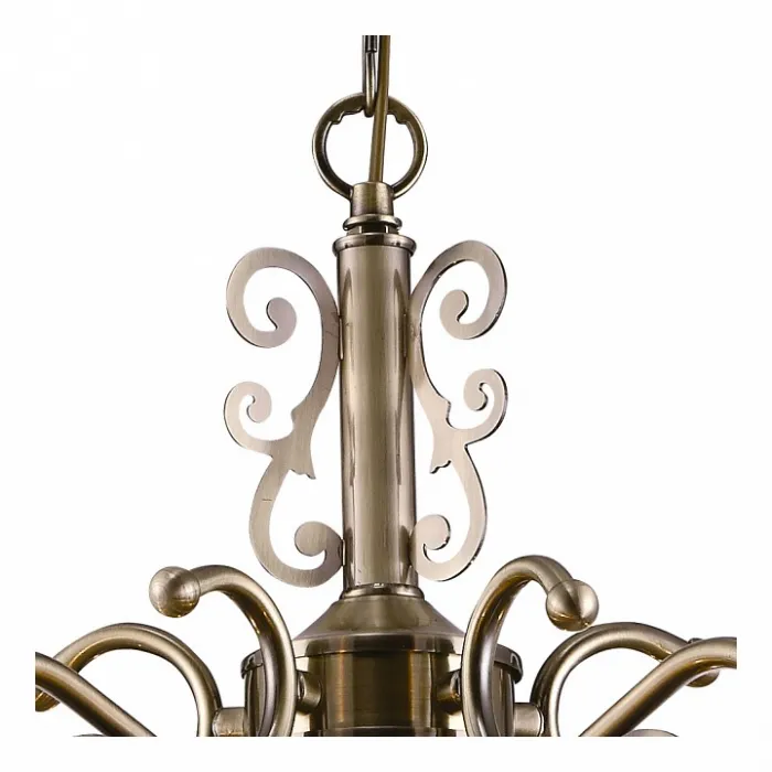 Подвесная люстра Arte Lamp Perlina A9560LM-5AB Цвет арматуры бронза Цвет плафонов янтарный от ImperiumLoft