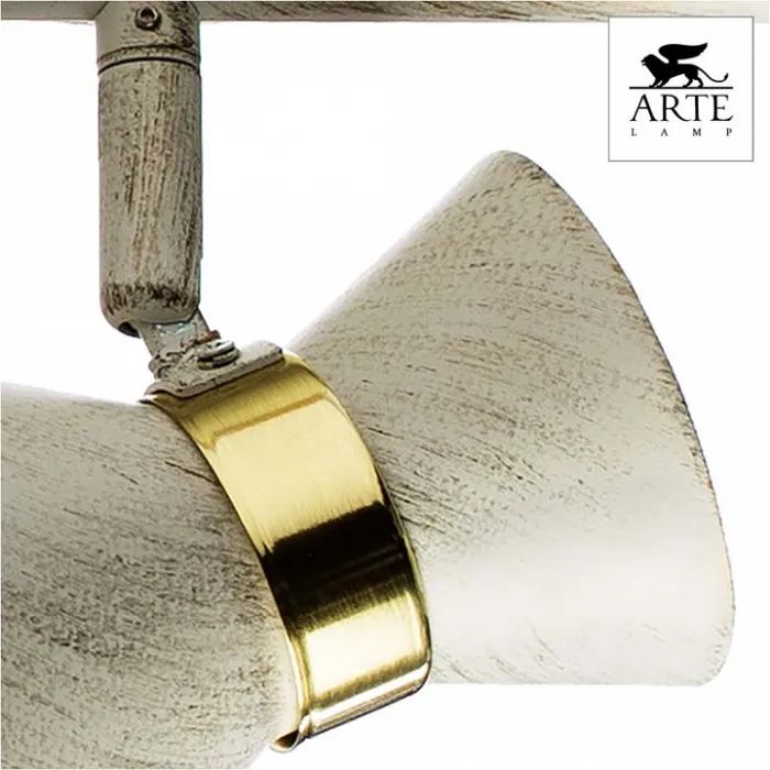 Спот Arte Lamp Baltimore A1406PL-3WG Цвет арматуры золото Цвет плафонов белый от ImperiumLoft