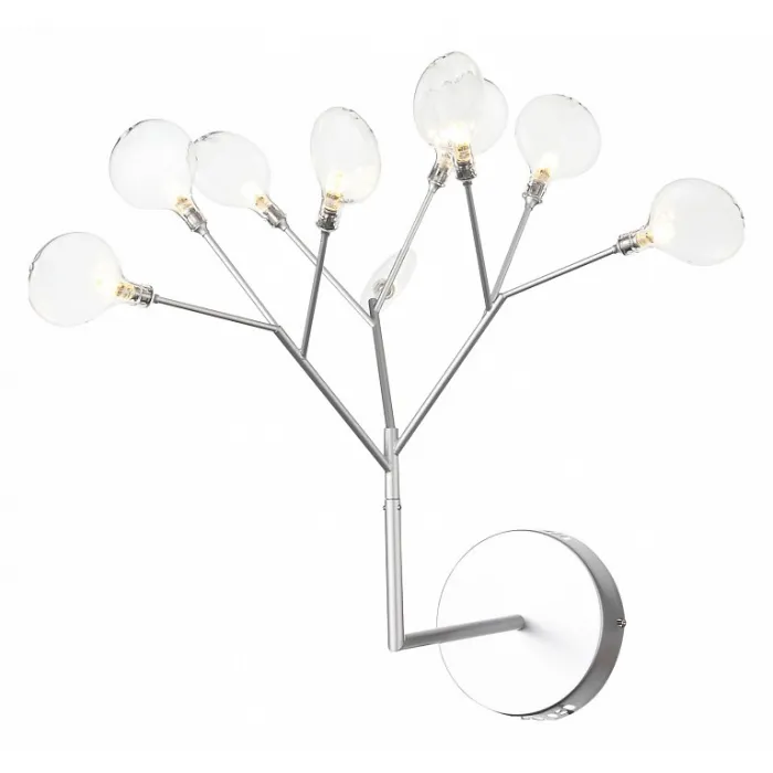 Бра ST-Luce Riccardo SL411.101.09 Цвет арматуры серебро Цвет плафонов прозрачный от ImperiumLoft