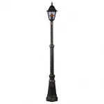 Фонарный столб Arte Lamp Berlin A1017PA-1BN Цвет арматуры золото Цвет плафонов разноцветный