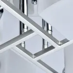 Люстра на штанге DeMarkt City Тетро 16 673015204 Цвет плафонов белый Цвет арматуры хром от ImperiumLoft