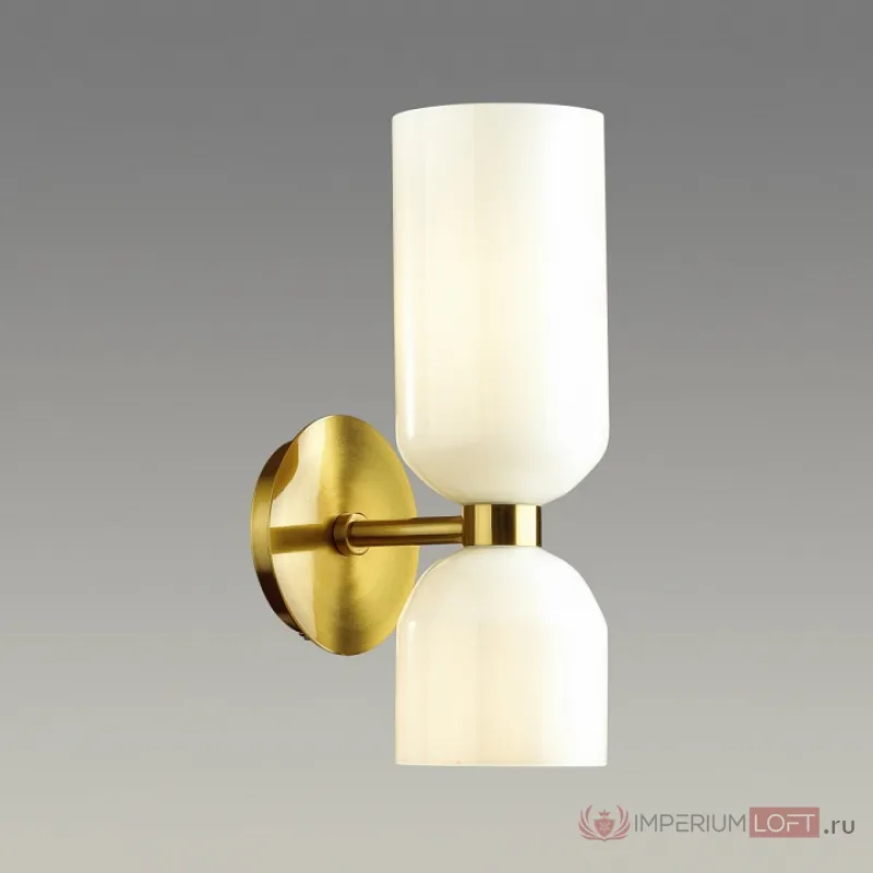 Бра Odeon Light Orinoco 4798/2W Цвет плафонов белый Цвет арматуры бронза от ImperiumLoft