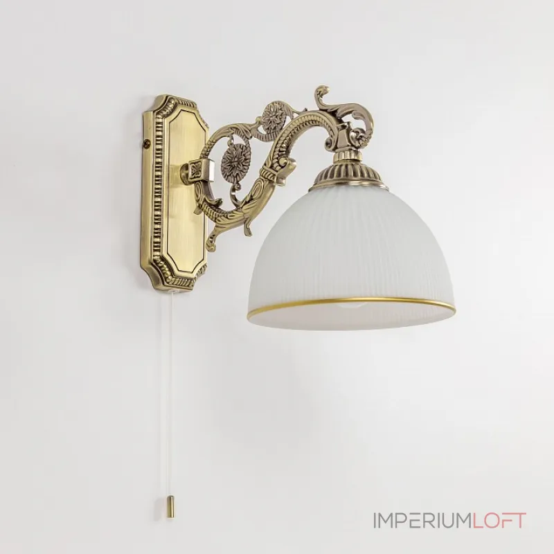 Бра Citilux Адриана CL405413 Цвет арматуры бронза Цвет плафонов белый