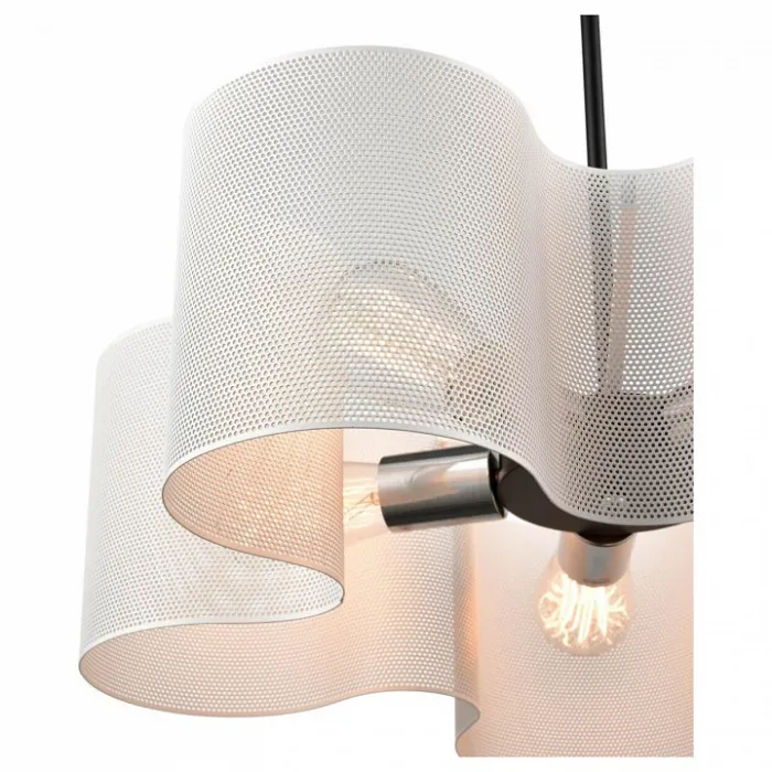 Подвесной светильник Vele Luce Cross 654 VL5272P05 Цвет арматуры черный Цвет плафонов белый от ImperiumLoft