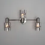 Бра Eurosvet Ansa 20120/3 чёрный жемчуг Цвет плафонов серый Цвет арматуры черный от ImperiumLoft