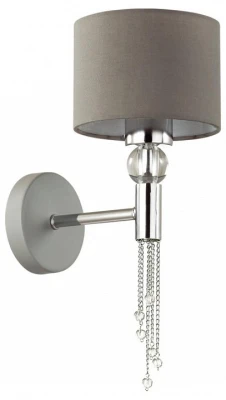 Бра Lumion Santiago 4515/1W цвет арматуры хром цвет плафонов серый