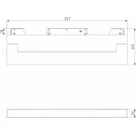 Трековый светильник Elektrostandard Slim Magnetic 85083/01