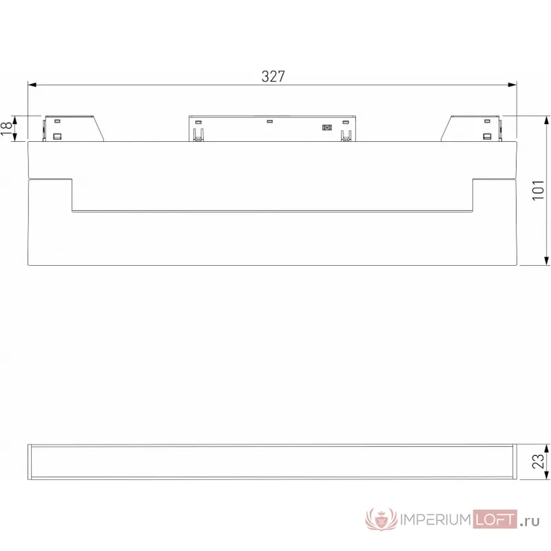 Трековый светильник Elektrostandard Slim Magnetic 85083/01 от ImperiumLoft